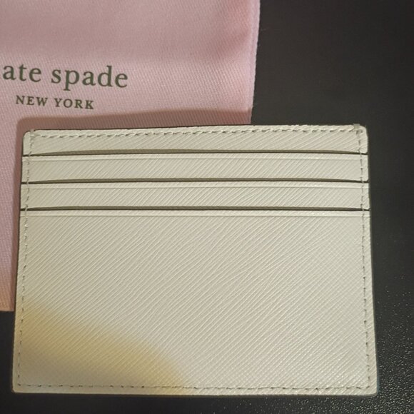 Kate Spade White Card Holder - Picture 2 of 5